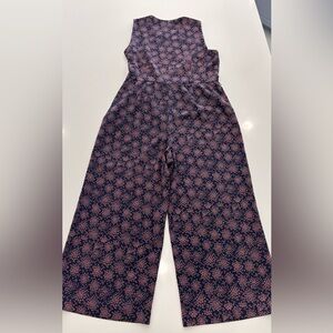 Michael Kors Floral Sleeveless Jumpsuit in size 12